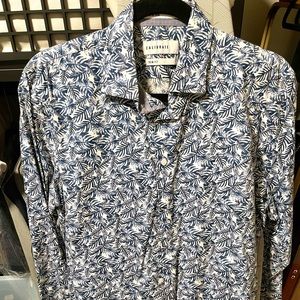 Floral Print Cotton Dress Shirt